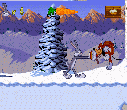 Bugs Bunny Rabbit Rampage screenshot 3 for Super Nintendo